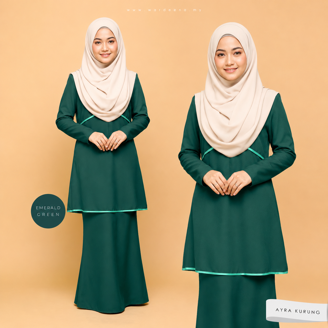 ayra emerald green