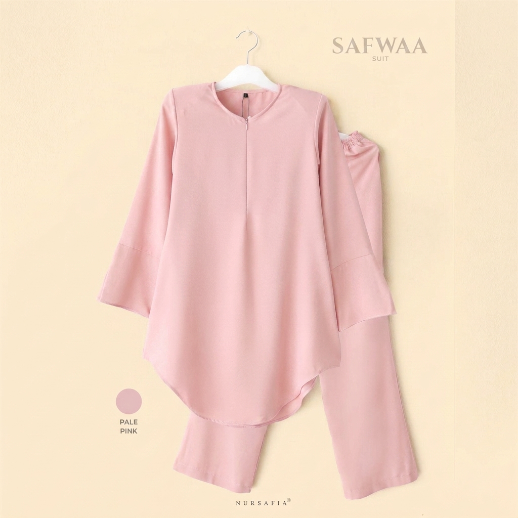 suit safwaa pale pink